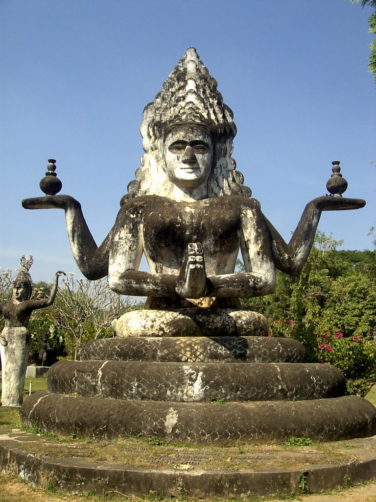 Laos - Vientiane - Parque Buda - Escultura