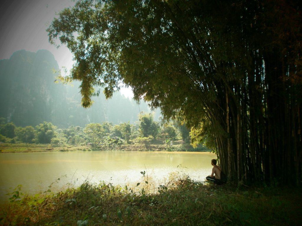 Viaje a Laos -  Lago 