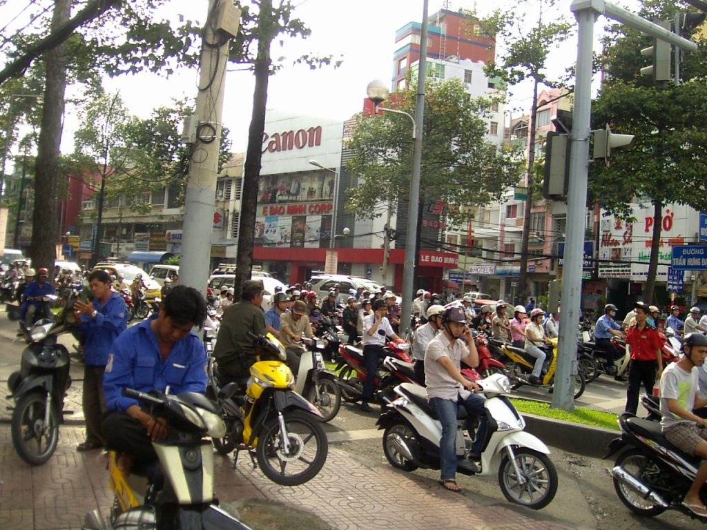 Sur de Vietnam - Ho Chi Minh - Motos