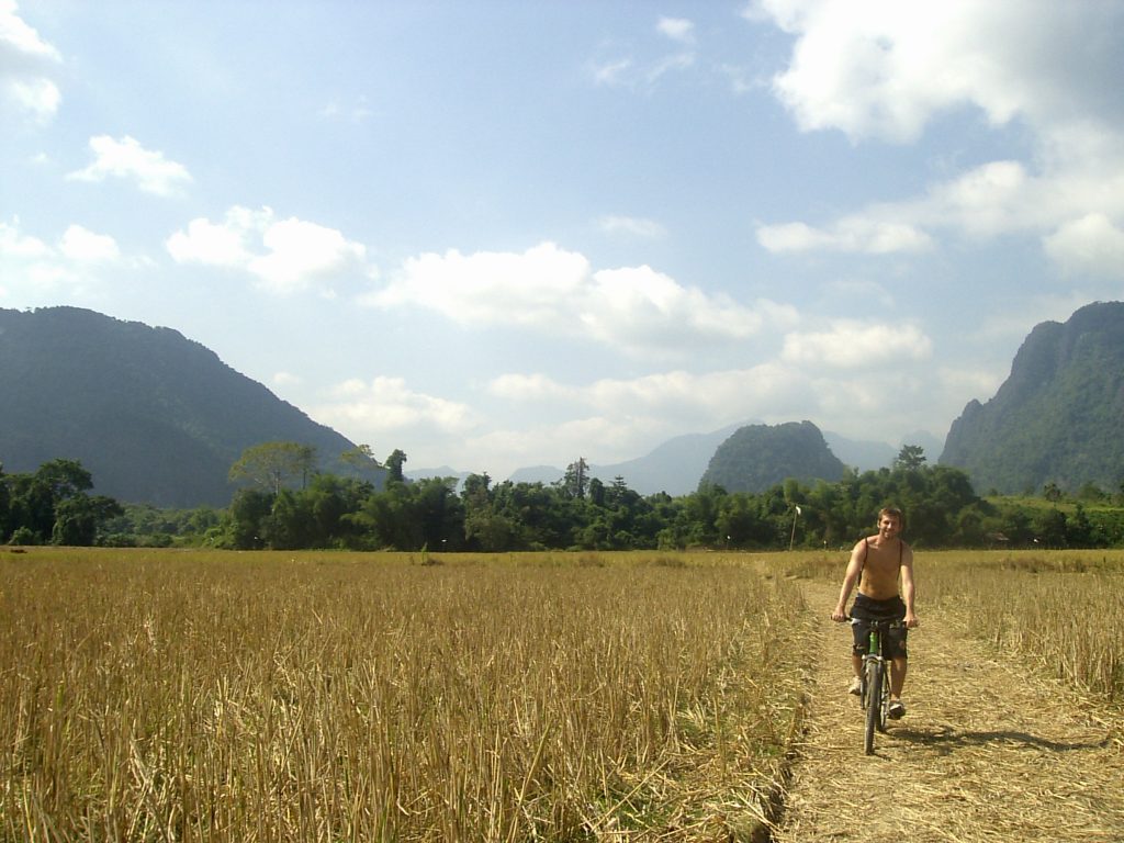 Laos - Vang Vieng en bici