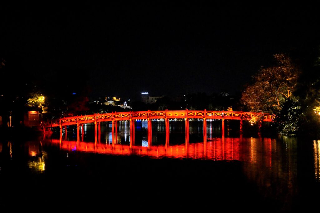 Old Quarter of Hanoi - Morning Sunlight Bridge