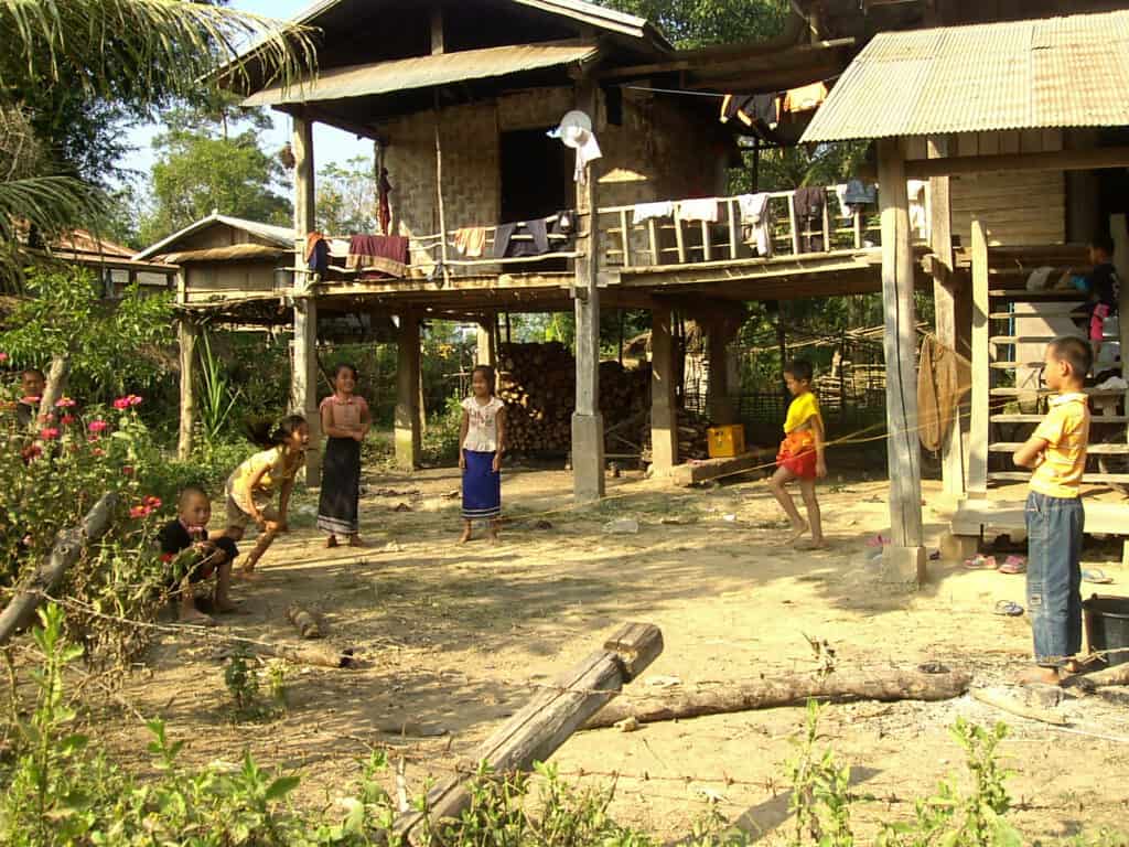 Kids from Laos Village