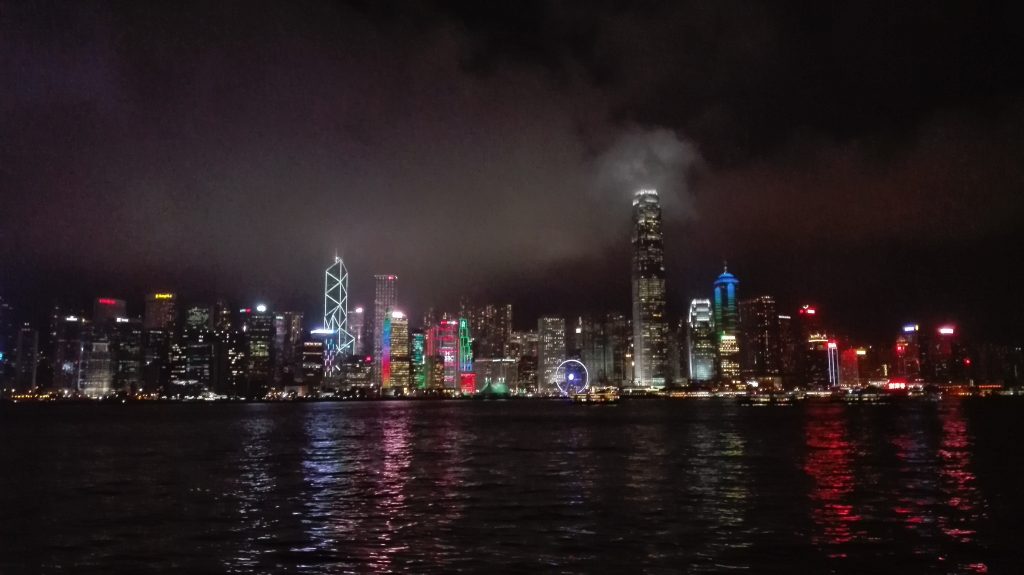 Hong Kong - Paseo de las estrellas - Sinfonía de luces