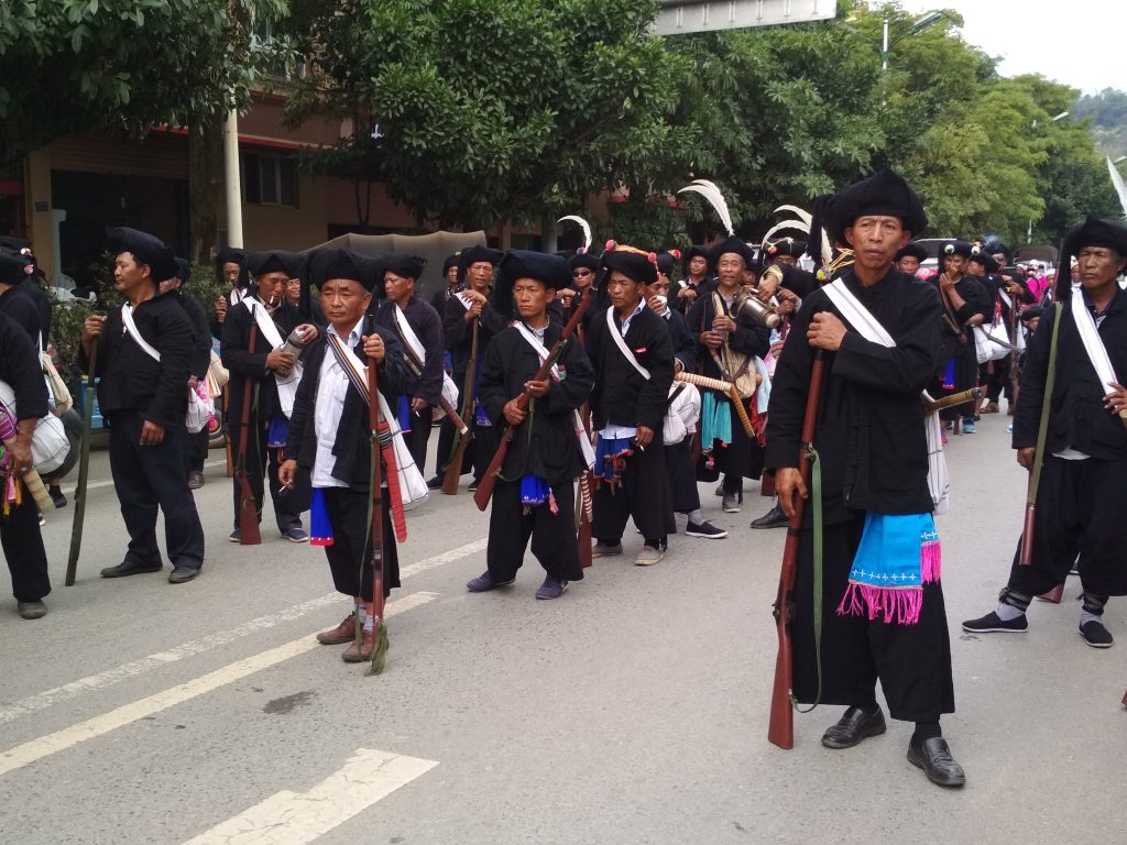 China - Yunnan - Hombres de Minoría Wa