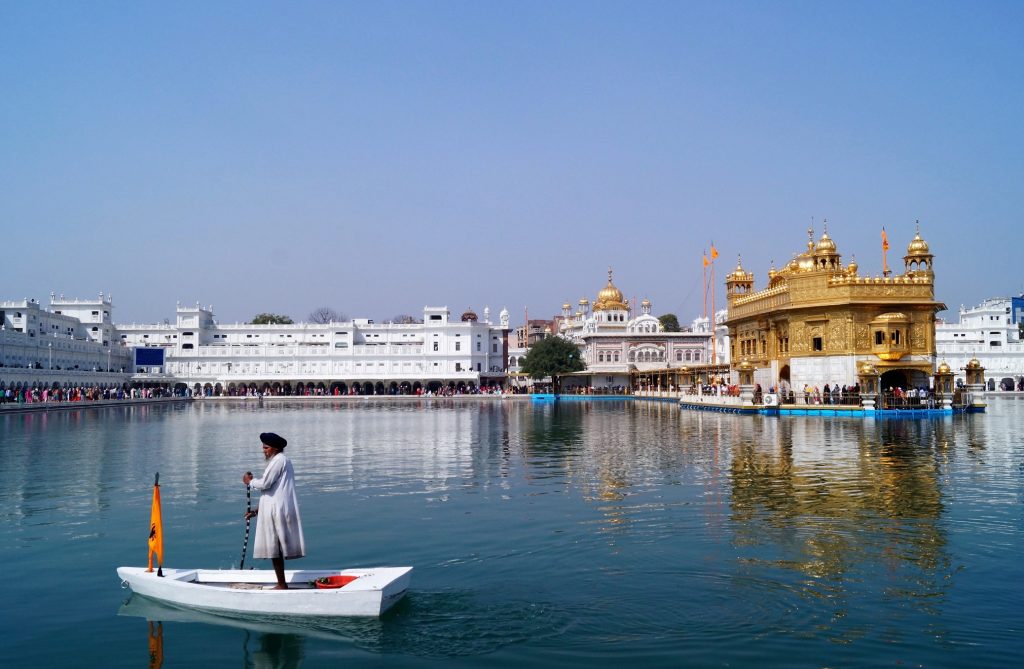 Inside the Golden Temple of Amritsar , North India