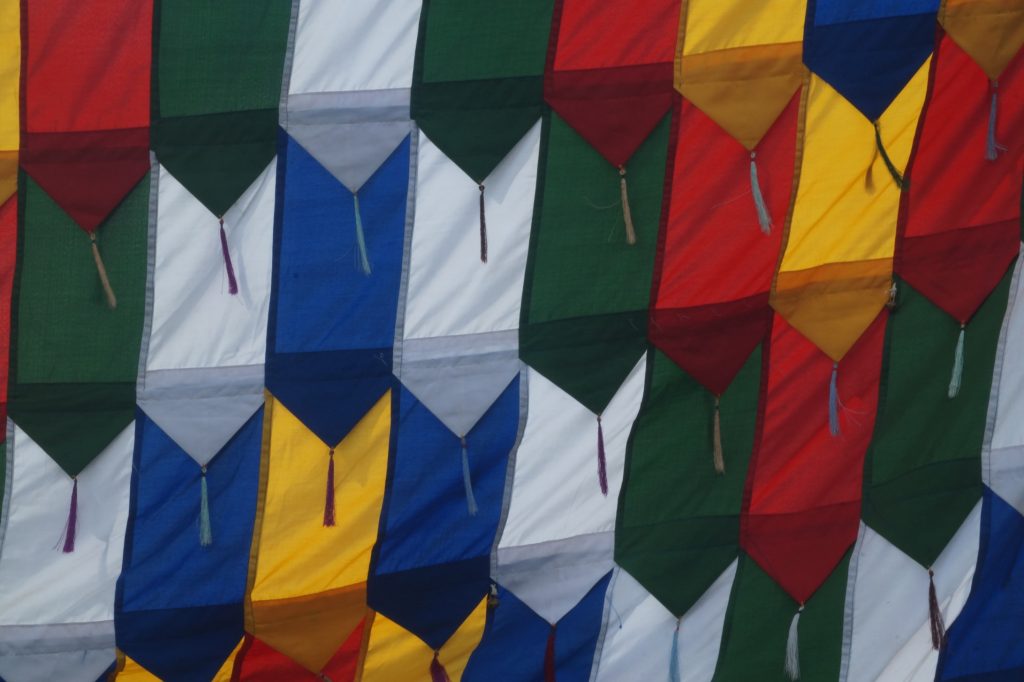 Dharamsala - Tibetan flags