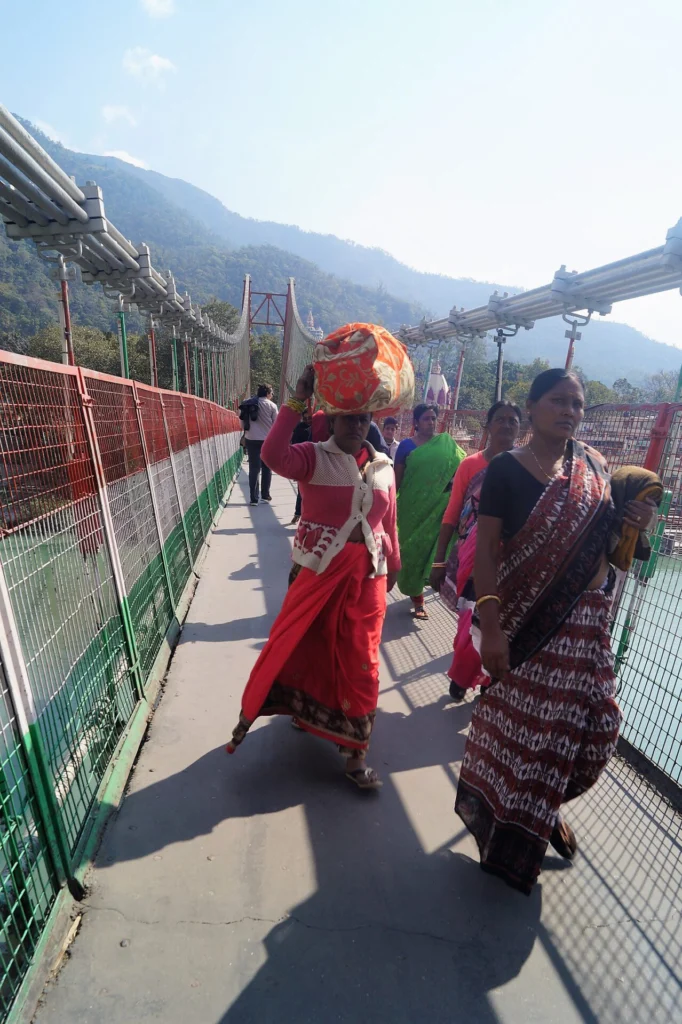 Qué hacer en Rishikesh - Puente colgante Ram Jhula, Rishikesh