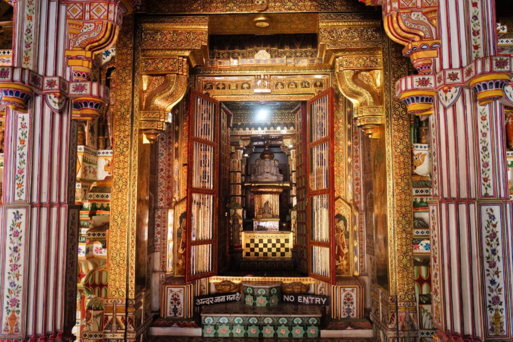 Inside Bhandasar Jain Temple, Bikaner