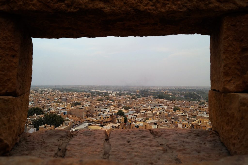 Vistas de la ciudad desde el Fuerte de Jaisalmer