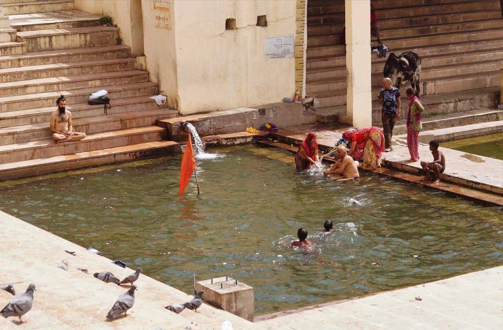 Norte de la India- Baños purificadores en Pushkar