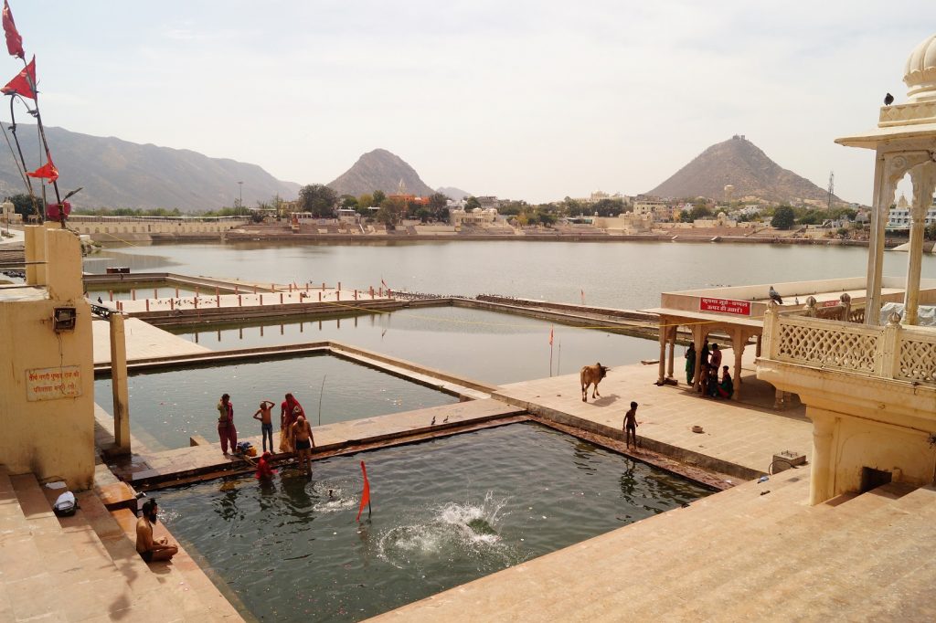 Qué ver en Pushkar - Ghats del Lago de Phuskar