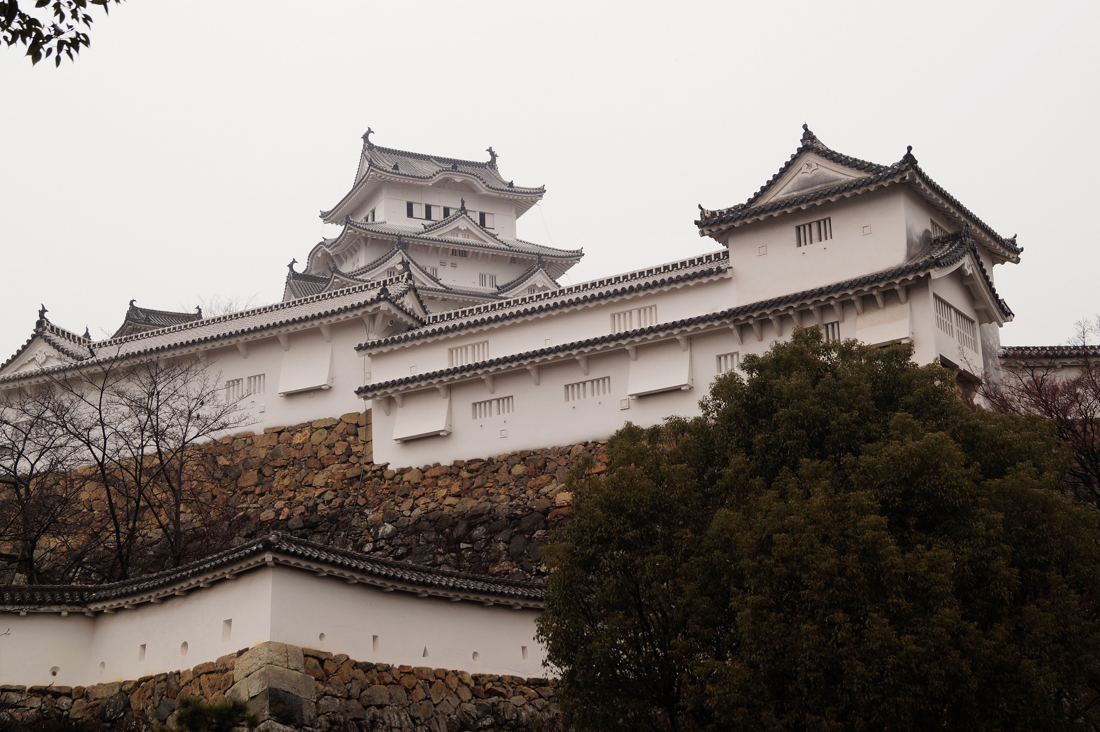 Japan - Himeji Castle - Outside Wall