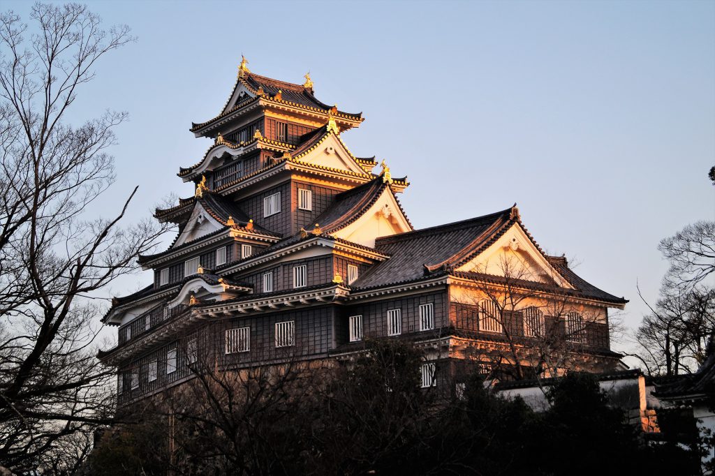 Castillo de Okayama, Japón