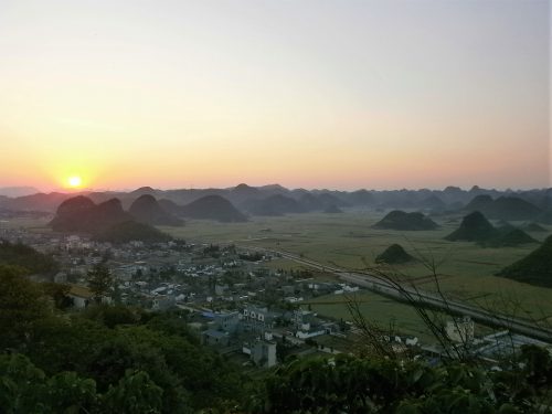 Viaje a China - Itinerario Yunnan - Amanecer en Luoping
