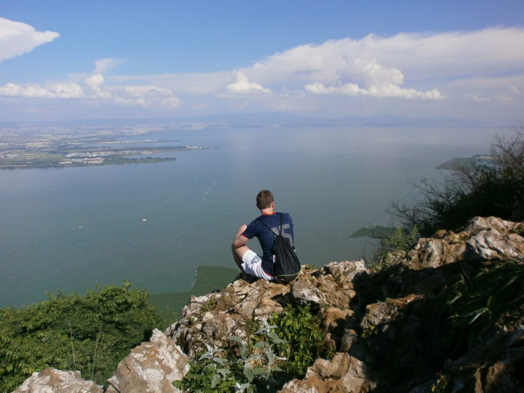 Yunnan - Kunming - Dianchi Lake from Xishan