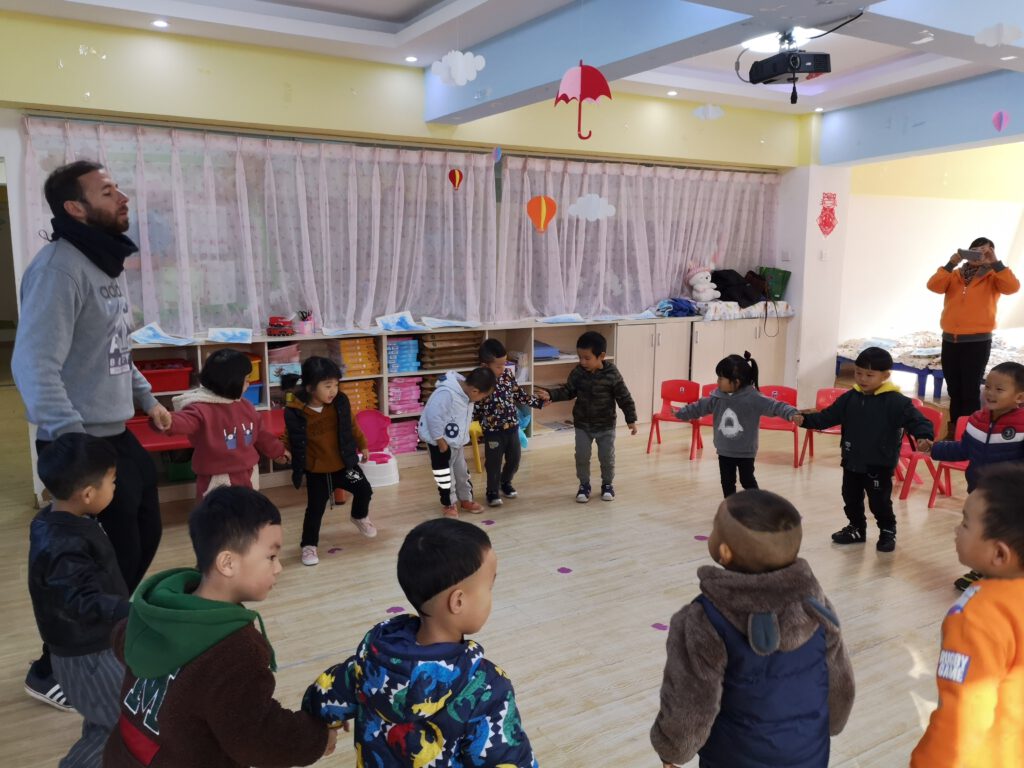 Profesor de inglés en China - Kindergarten - Clase Xiaoban