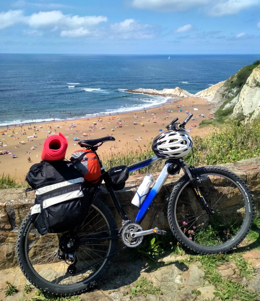 Camino del Norte en bicicleta - Playa de Sopelana