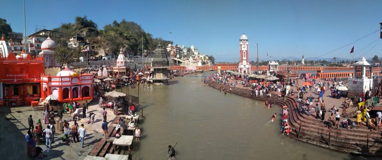 Ganjes y Templo Har Ki Pauri, Panorámica Haridwar