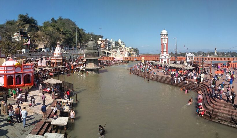 Ganjes y Templo Har Ki Pauri, Panorámica Haridwar