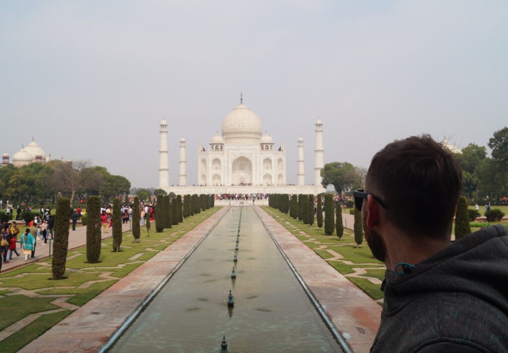 Jardines y Mausoleo Taj Mahal, Agra