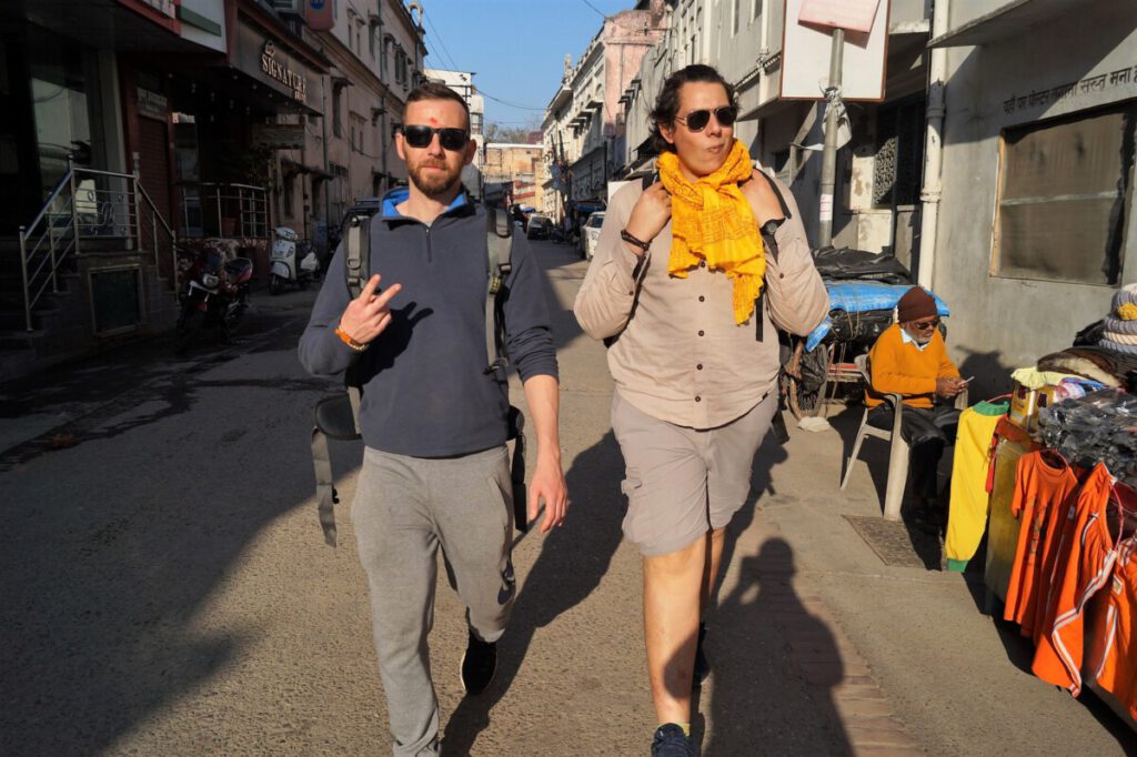 Strolling around the streets of India