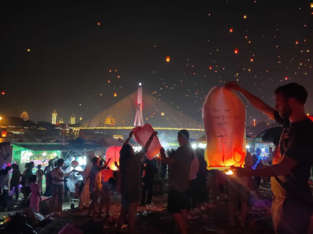 Festival de las linteras volantes, Xishuangbanna, China