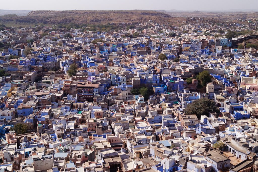 Jodhpur, the blue city view from the Mehrangarh Fort