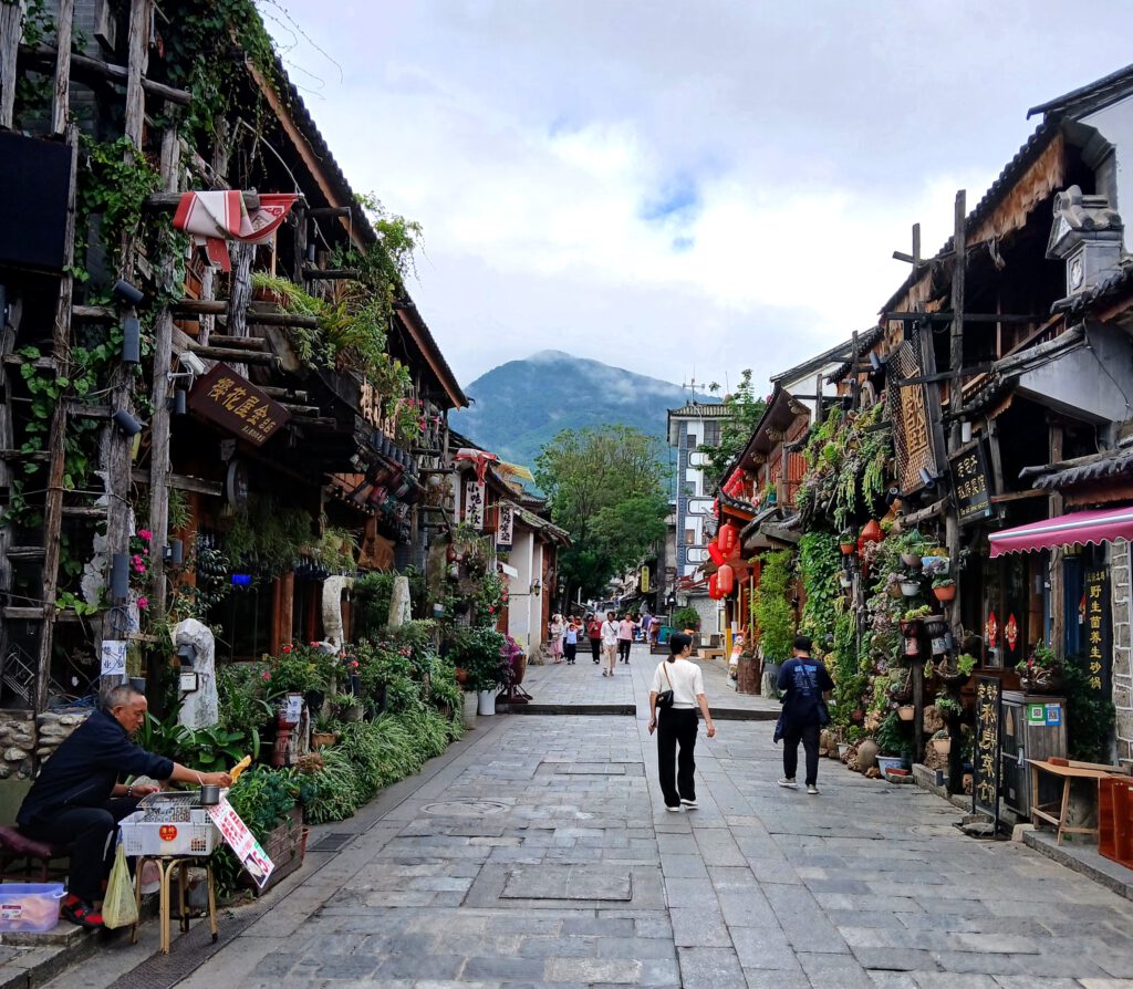 Dali Old Town street view, Yunnan, China