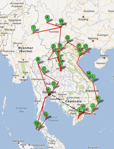 Ruta Sudeste Asiático (Southeast Asia Route)