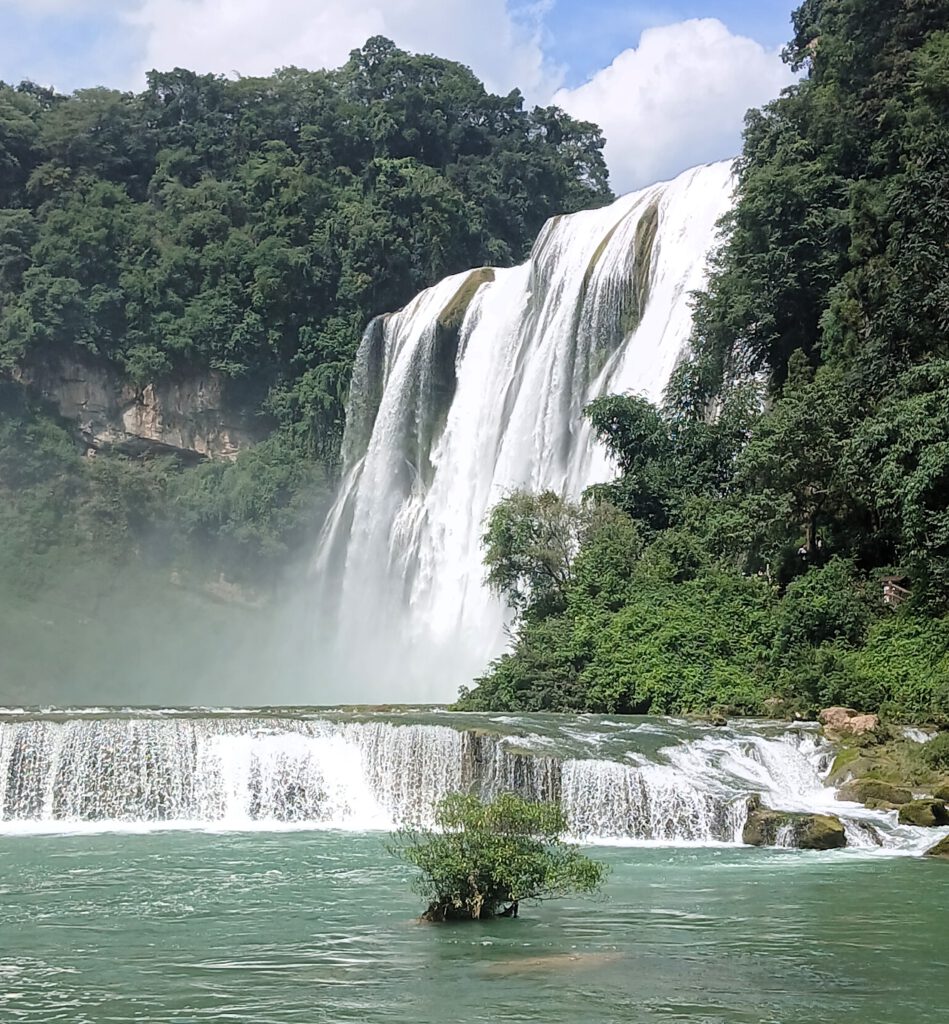 Mirador inferior, Cascada Huangguoshu, Guizhou