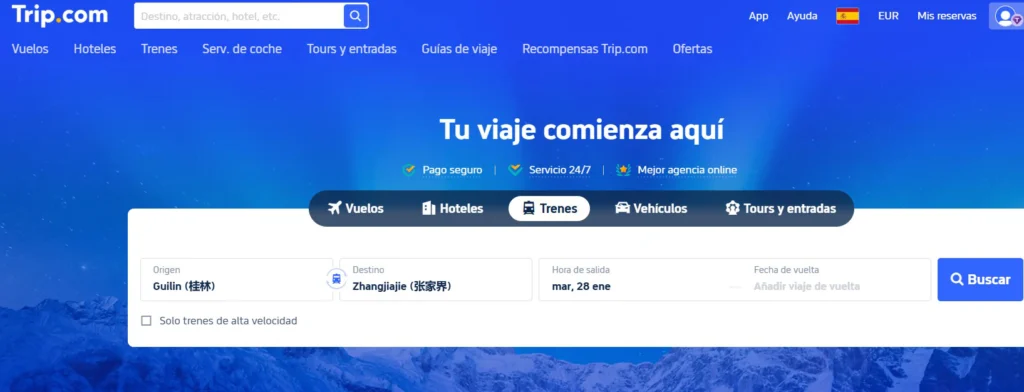Trip website