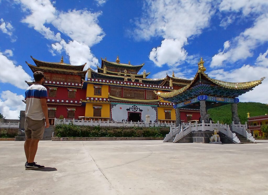 Historia de Yunnan - Templo tibetano en Lijiang, Yunnan, China