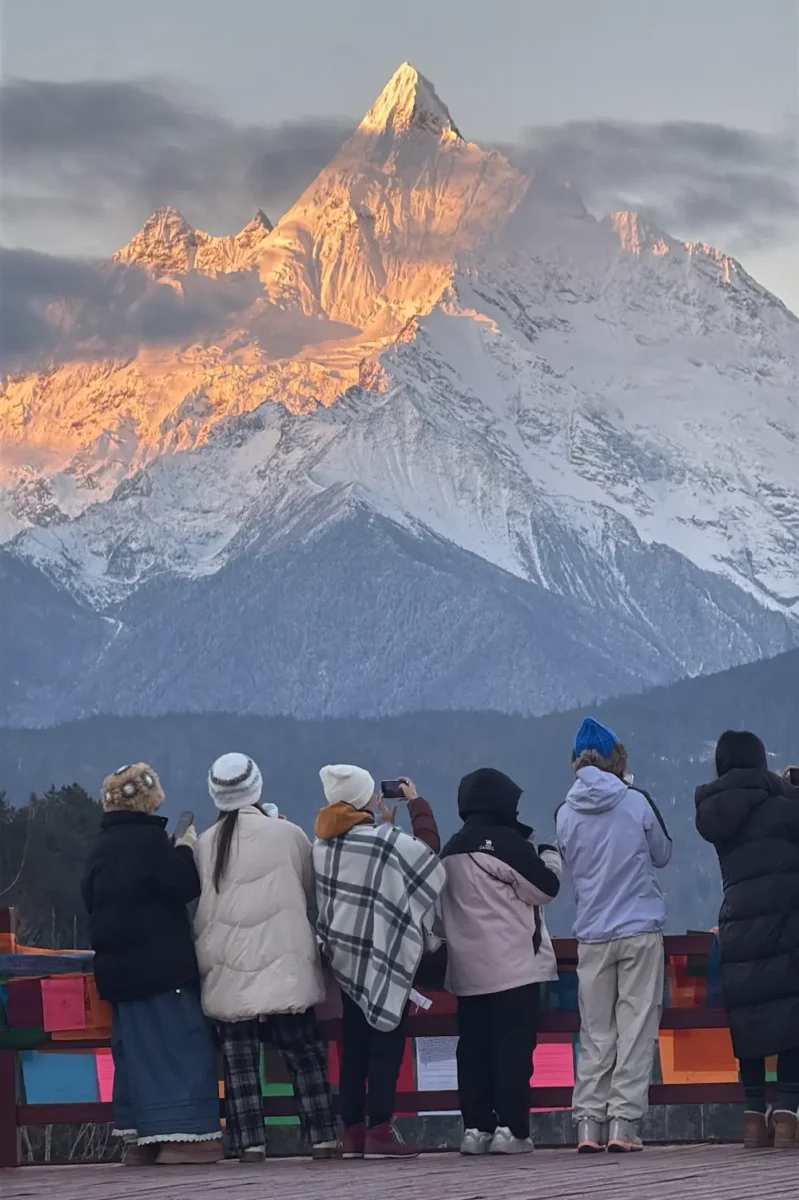 Meili Xueshan desde Feilaisi, Trekking en Yunnan